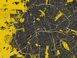 Clean Urban Street Map Apeldoorn