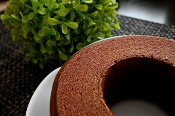 チョコレート味のバームクーヘン
