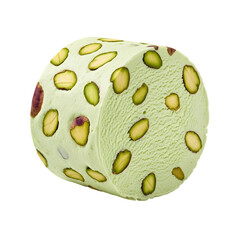 Fototapeta premium Pistachio baklava sweet pastry isolated on transparent background