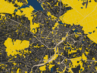 Posterstyle Map Rybnik Poland Using