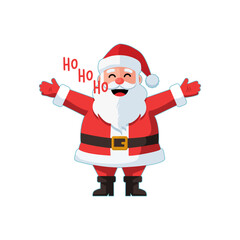 santa claus with gift