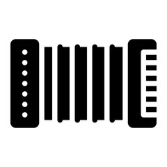 accordion glyph icon