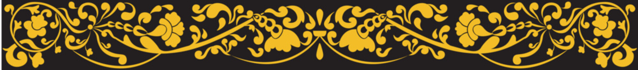 Floral Pattern. Traditional Pattern of Indonesia © Rahmat