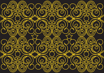 Floral Pattern. Traditional Pattern of Indonesia