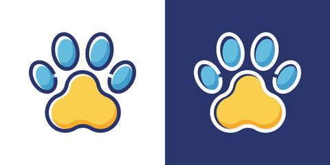  pet logo design concept. 