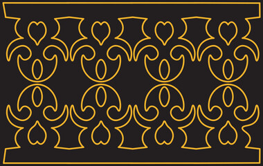 Floral Pattern. Traditional Pattern of Indonesia