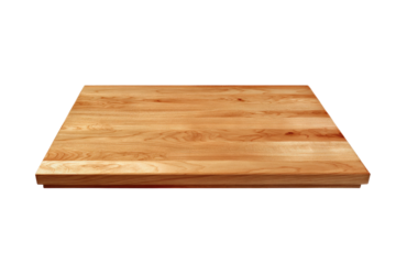 Simple, smooth light-brown square cutting board