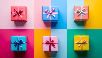 ポプアート風なプレゼントボックス