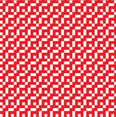 red square pattern Christmas and valentines day colorful repeat texture