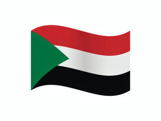 Waving Sudan flag symbolizes national pride and unity, a vibrant emblem of Sudanese identity and patriotism
