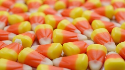 Colorful Candy Corn Pile for Halloween Celebration
