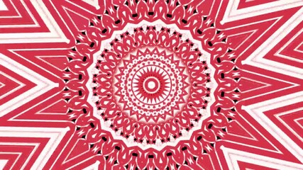 red psychedelic kaleidoscope, abstract red kaleidoscope pattern, trippy red fractal design, hypnotic red mandala loop, psychedelic geometric symmetry, vibrant red kaleidoscope background, seamless 
