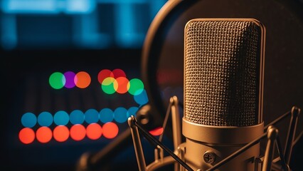 Microphone and audio recording equipment