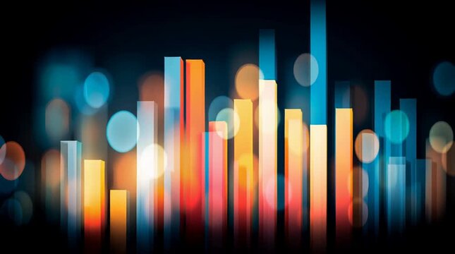 prototype. Virtual reality concept with abstract data patterns and glowing symbols. product launch decks, UI/UX mockups, designed for data visualization dashboards and holographic UIs.