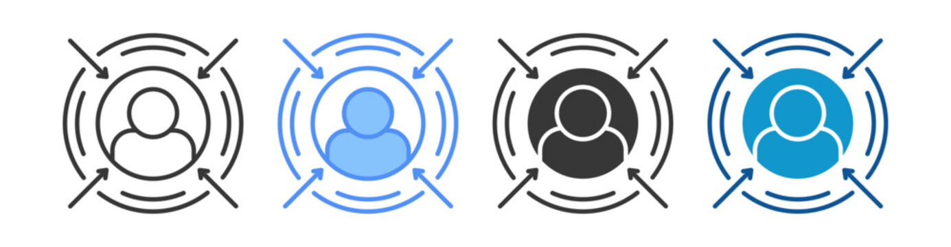 Customer Centric Icon Set Multiple Style Collection