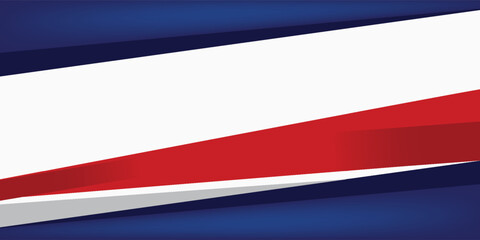 Red blue white geometric background
