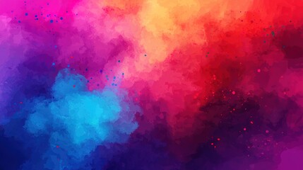 Celebrating holi a colorful explosion of vibrant abstract art in a festive environment