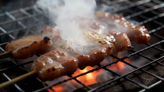 Watch This Glaze Bubble The Hottest Meat Skewers EVER