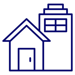 real estate icon vector