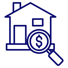 house appraisal icon vector