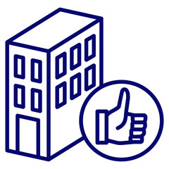condominium icon vector