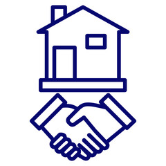 house deal icon vector