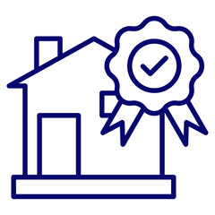 house warranty icon vector