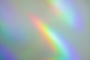 Abstract blur holographic rainbow foil iridescent background