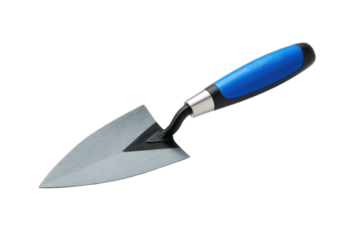 Trowel A small hand tool with a triangular blade