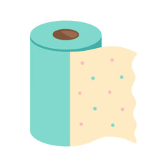 illustration of decorative toilet paper roll