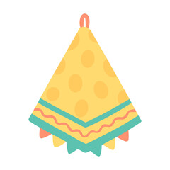 illustration of decorative kitchen towel