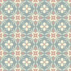 Fototapeta premium seamless floral pattern, wallpaper, background, tile