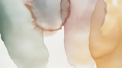 Abstract watercolor fluid art with soft pastel colors blending and flowing creating a delicate and ethereal organic texture for modern backgrounds and design