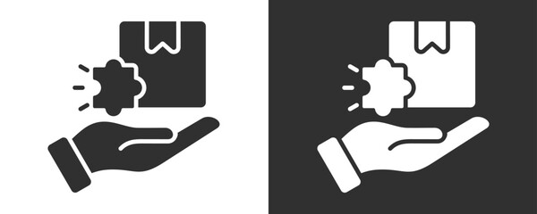 Product Market Fit Icon Set Vector Collection Isolated In Black And White