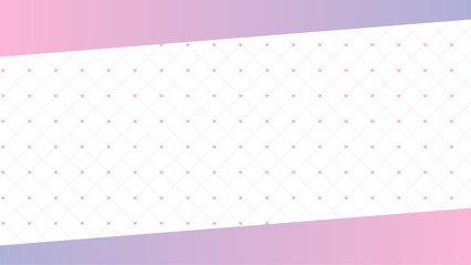 Fototapeta premium パステルハート背景素材【16:9素材シリーズ】