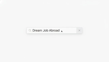 Searching for dream job opportunities abroad