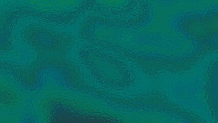 Frosted Glass Texture With Swirling Green and Teal Hues