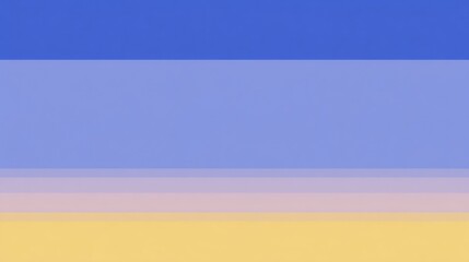 Obraz premium A serene gradient of blue and yellow hues, blending softly to create a calming and atmospheric visual effect.