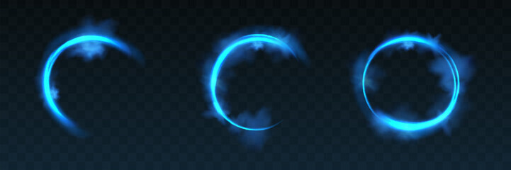 Abstract light neon background. luminous circle. Luminous spiral cover. Wake wave, fire path trail line and swirl effect curve. Food isolated. space tunnel.