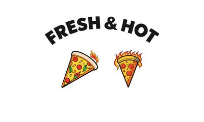 Fresh and Hot Pizza Badge