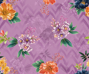 Beautiful floral design with texture.