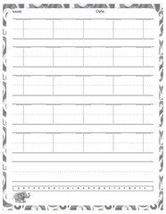 Capital Letter T &ndash; Alphabet Tracing, Typography Design, Educational Graphic