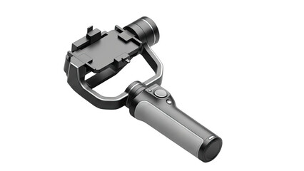 Smartphone Gimbal Stabilizer Isolated on White Background