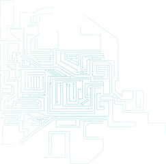 電子・カイロのエフェクト・サイバーパンク風デザイン装飾