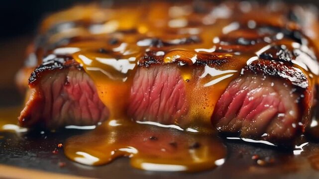 Melting Marbled Wagyu on a Hot Grill