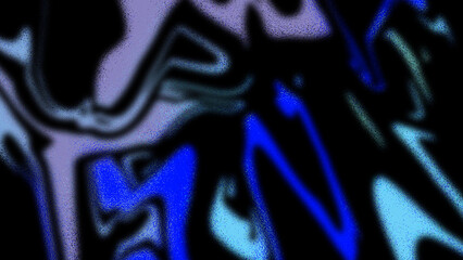 Dark abstract neon blue and violet grain texture with glowing shapes for modern digital design and atmospheric backgrounds