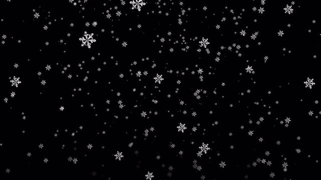 Snow Transition &ndash; White Snowfall Cover Growth Effect 4K