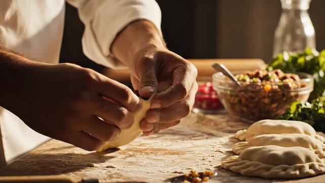 Crafting Empanadas A Culinary Journey of Flavor and Tradition.