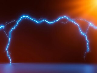 Electric blue arcs materialize in radiant emptiness, a fleeting sculpture of pure energy,  abstract sculpture,  editorial style