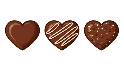 Heart Shaped Chocolates Delicious Sweet Treats for Valentine's Day